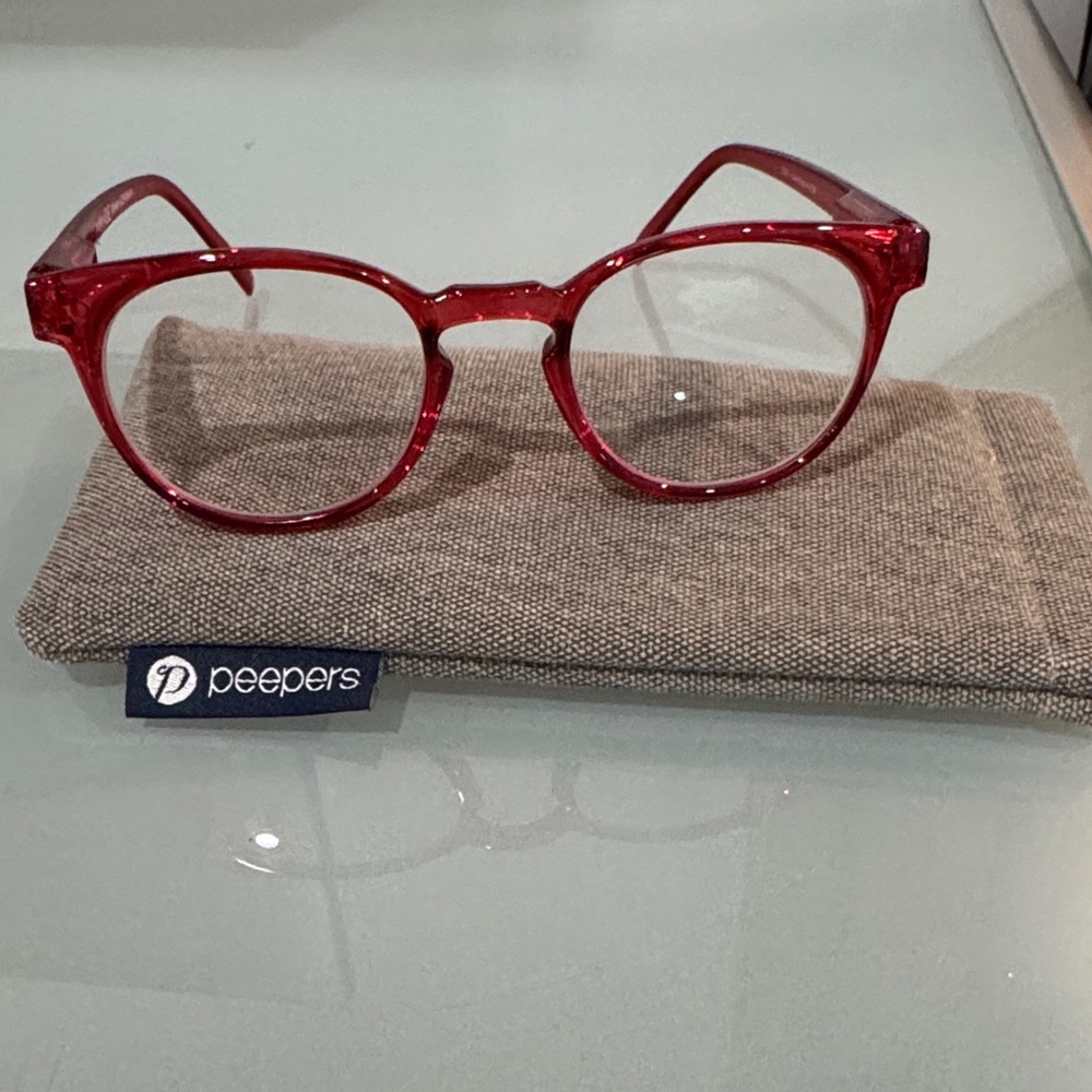 Peepers Red Glasses for Men